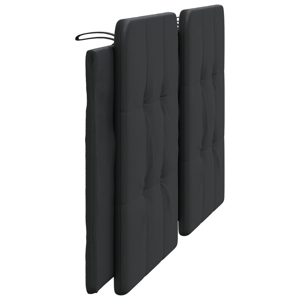 vidaXL Headboard Cushion "Zadar" Black 183 cm King Faux Leather