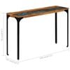vidaXL Console Table 120x35x76 cm Solid Reclaimed Wood