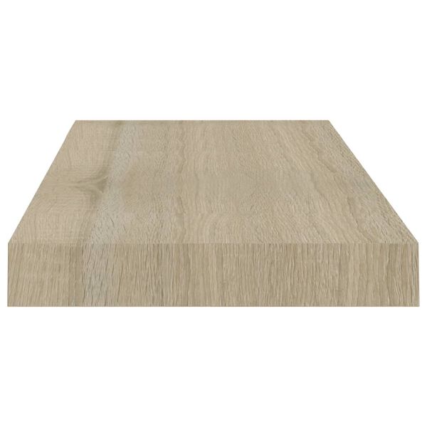 vidaXL Floating Wall Shelves 2 pcs Oak 50x23x3.8 cm MDF