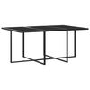 vidaXL 11 Piece Garden Dining Set with Cushions Poly Rattan Grey