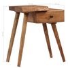 vidaXL Bedside Table Solid Acacia Wood 45x32x55 cm