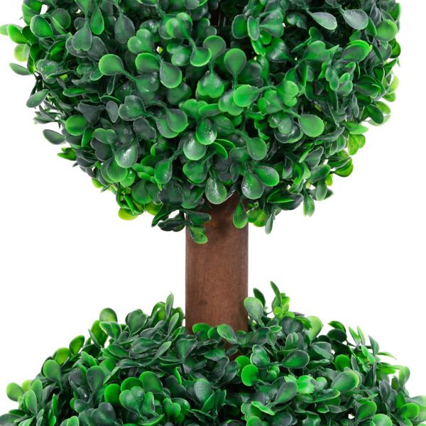 vidaXL Artificial Boxwood Plant with Pot Ball Shaped Green 60 cm