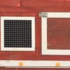 vidaXL Rabbit Hutch Red and White 140x63x120 cm Solid Firwood