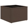 vidaXL 8 Piece Garden Sofa Set with Cushions Brown Poly Rattan