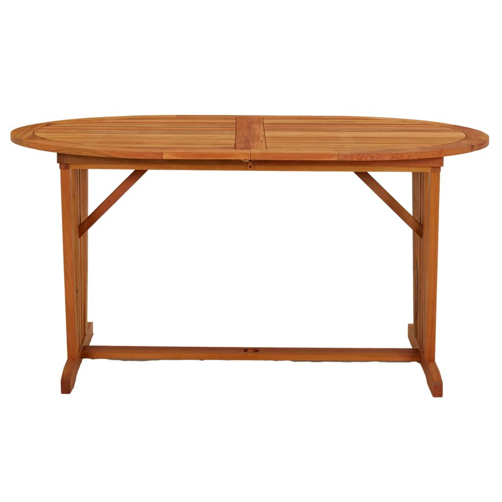 vidaXL Garden Table 200x100x75 cm Solid Wood Eucalyptus