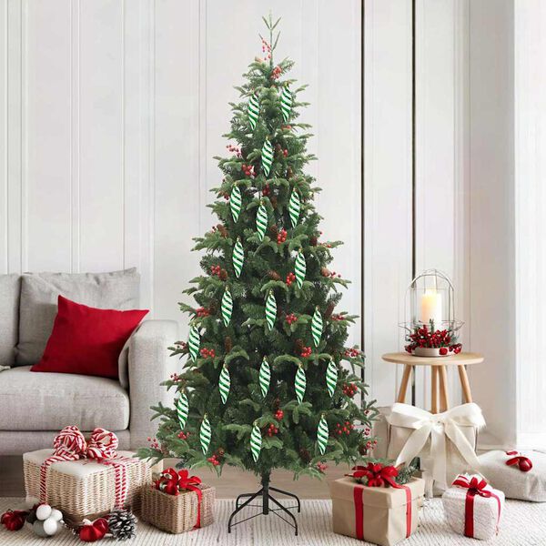 vidaXL Christmas Tree Decoration 40 pcs Green