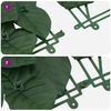 vidaXL Balcony Screen with Dark Green Leaves 400x100 cm