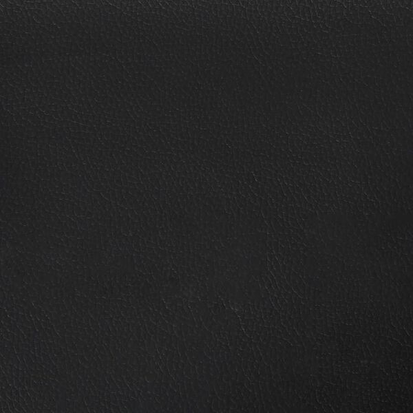 vidaXL Bed Frame without Mattress Black King Faux Leather
