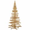 vidaXL Christmas Trees with Stand Brown 210 cm Solid pine wood