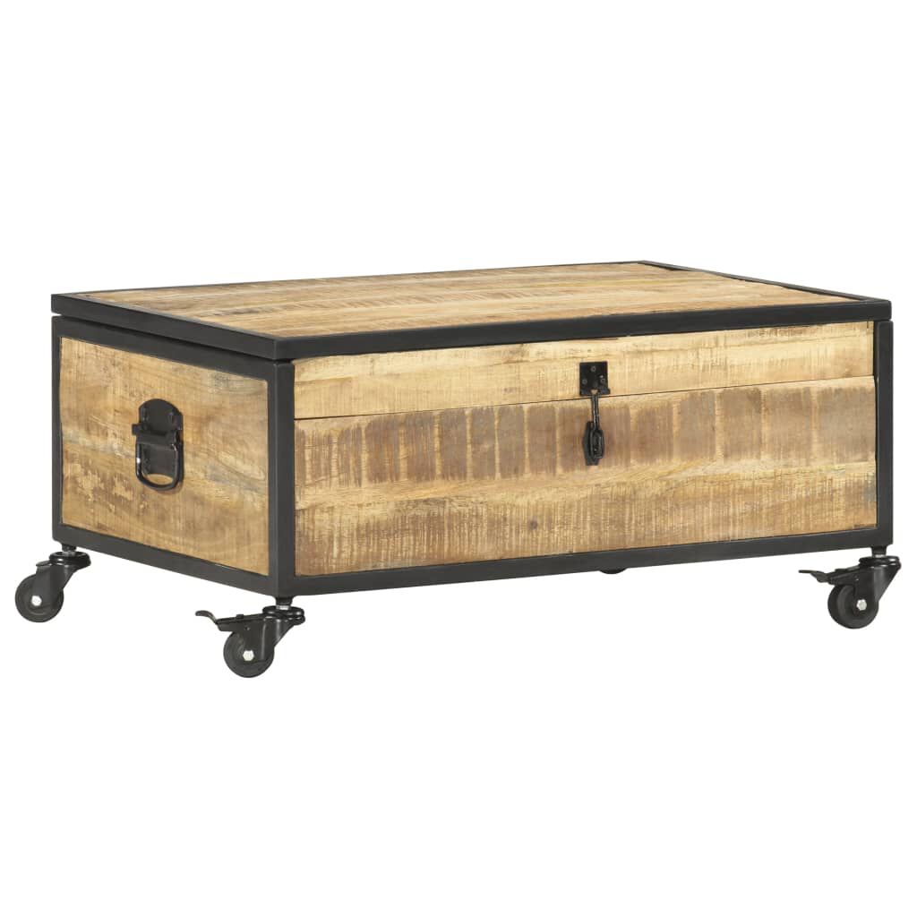 vidaXL Coffee Table 70x50x33 cm Solid Mango Wood
