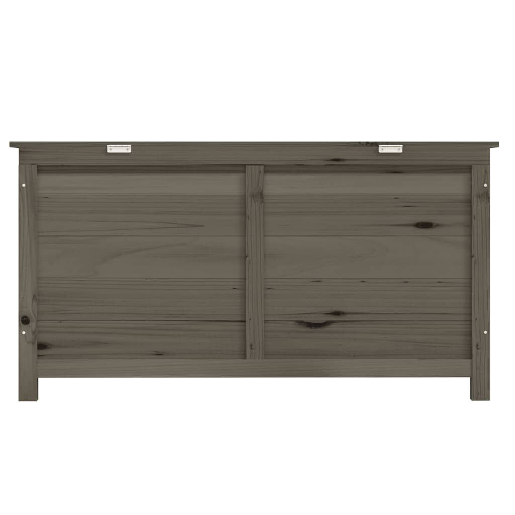 vidaXL Outdoor Cushion Box Anthracite 100x50x56 cm Solid Wood Fir
