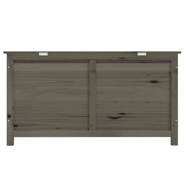 vidaXL Outdoor Cushion Box Anthracite 100x50x56 cm Solid Wood Fir