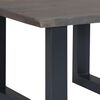 vidaXL Coffee Table with Live Edges Grey 60x60x40 cm Solid Acacia Wood