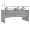 vidaXL Coffee Table Grey Sonoma 102x50.5x46.5 cm Engineered Wood