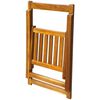 vidaXL 5 Piece Folding Outdoor Dining Set Solid Acacia Wood