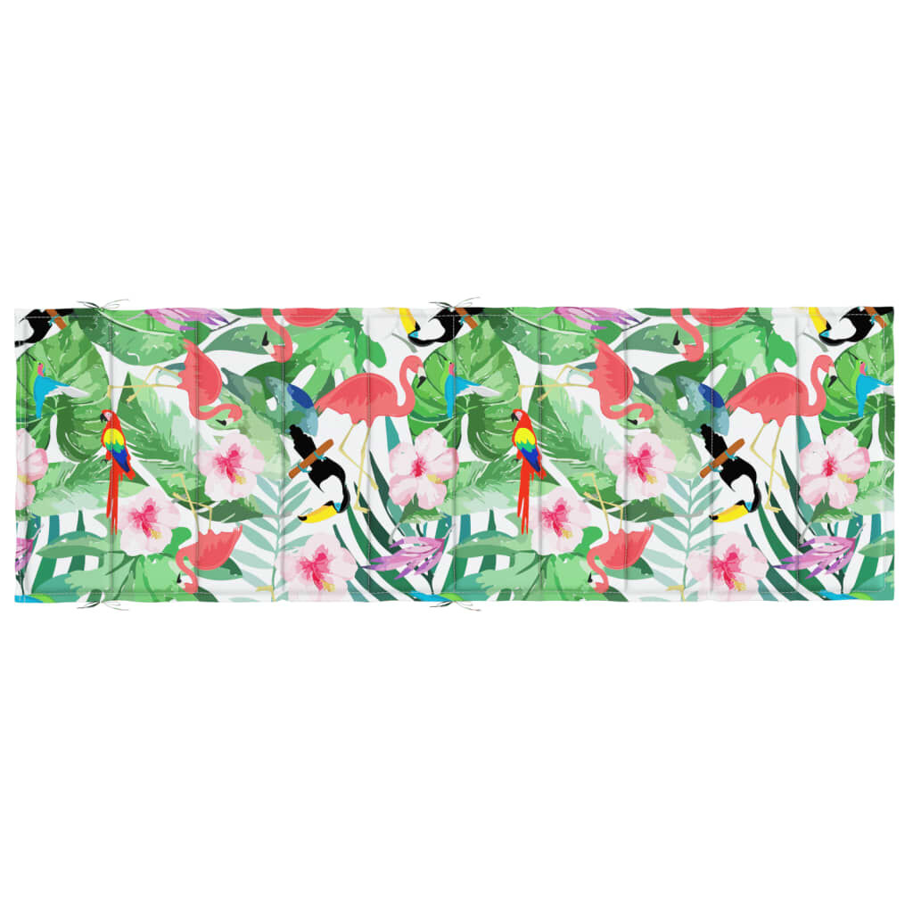 vidaXL Sun Lounger Cushion Multicolour Oxford Fabric