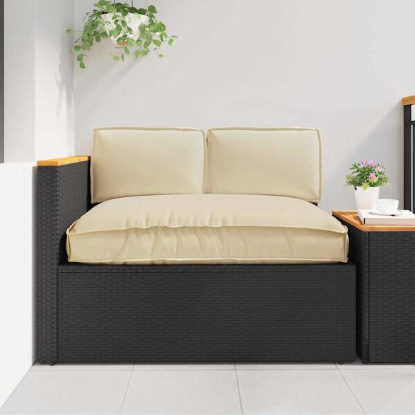 vidaXL Cushion Set 3 pcs Beige Oxford Fabric