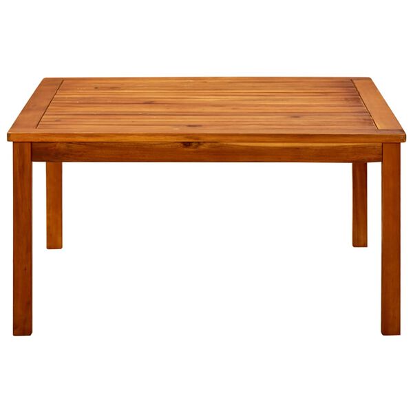 vidaXL Garden Coffee Table 85x85x45 cm Solid Acacia Wood