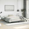 vidaXL Bed Frame without Mattress Light Grey California King Velvet