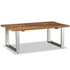 vidaXL Coffee Table Solid Reclaimed Wood 100x60x38 cm