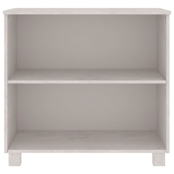 vidaXL Sideboard HAMAR White 85x35x80 cm Solid Wood Pine