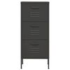 vidaXL Storage Cabinet Anthracite 42.5x35x101.5 cm Steel