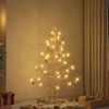 vidaXL Wooden Christmas Tree with Stand Natural 150 cm Solid pine wood