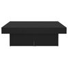 vidaXL Coffee Table Black 90x90x28 cm Engineered Wood