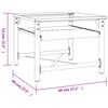 vidaXL Washing Machine Pedestal with Pull-Out Shelf White