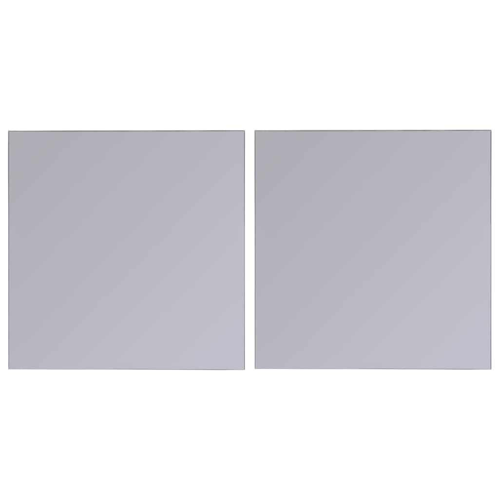 vidaXL Frameless Mirror Tiles Glass 16 pcs 20.5 cm