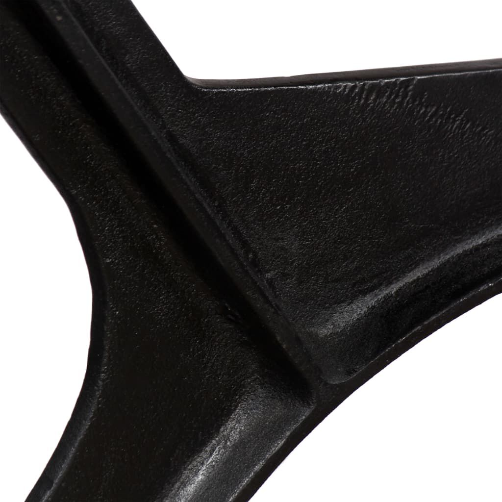 vidaXL Dining Table Legs 2 pcs O-Frame Cast Iron