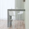 vidaXL Wall Bar Table Grey Sonoma 102x45x103.5 cm Engineered Wood