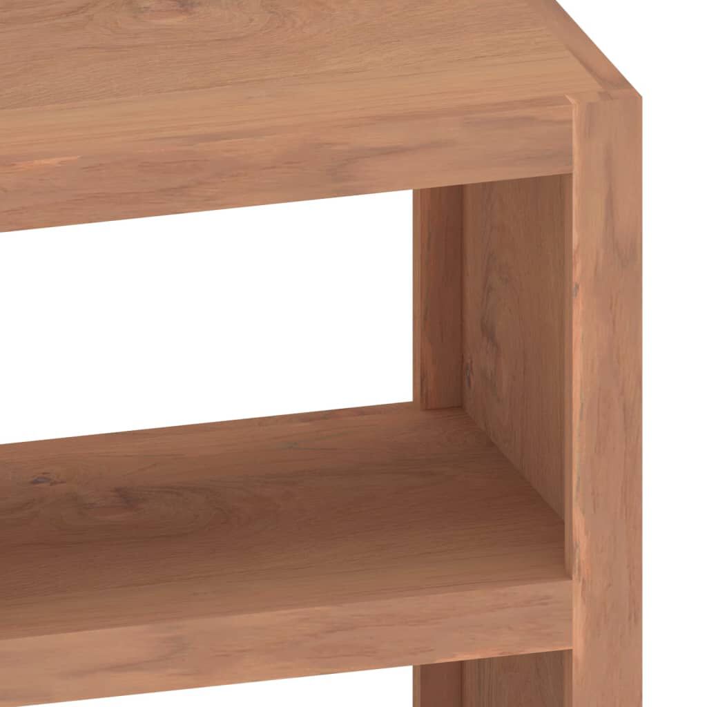vidaXL Side Table 45x30x60 cm Solid Wood Teak