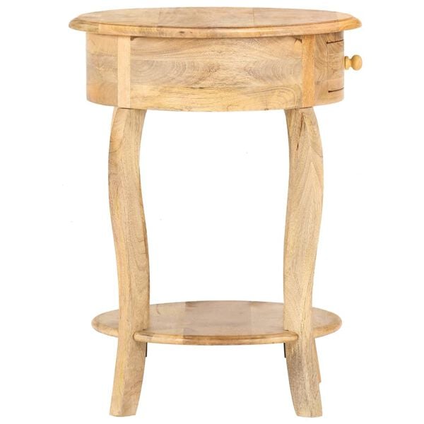vidaXL Side Table 37x37x61 cm Solid Mango Wood