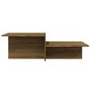 vidaXL Coffee Table Brown Oak 111.5x50x33 cm Engineered Wood