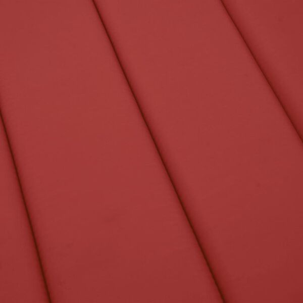 vidaXL Sun Lounger Cushion Red 200x50x3cm Oxford Fabric