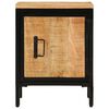 vidaXL Bed Cabinet 40x30x52.5 cm Solid Rough Wood Mango
