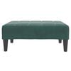 vidaXL 2-Seater Sofa Bed with Footstool Dark Green Velvet