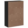 vidaXL Top for Highboard VIKEN Black Engineered Wood