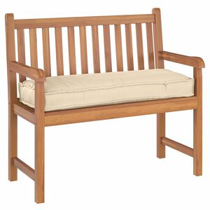 vidaXL Cushion Beige 110 x 40 x 8 cm Oxford Fabric