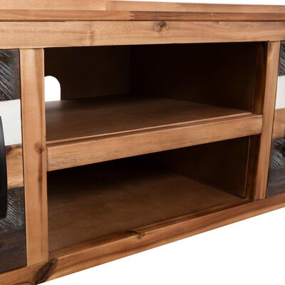 vidaXL TV Cabinet Solid Acacia Wood 120x35x40 cm