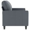 vidaXL 2-Seater Sofa Dark Grey 140 cm Velvet
