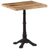 vidaXL Bistro Table 60x60x77 cm Rough Mango Wood