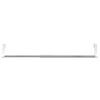 vidaXL Curtain Rails 2 pcs White and Silver 40-60 cm Aluminium