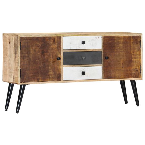 vidaXL Sideboard 118x30x62 cm Solid Mango Wood