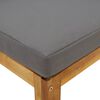 vidaXL Sectional Corner Sofas 2 pcs with Cushions Dark Grey