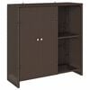 vidaXL Storage Cabinet with Storage Brown 100 x 36 x 102 cm Rattan