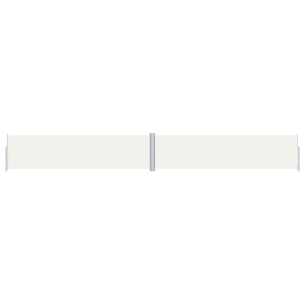 vidaXL Retractable Side Awning Cream 160x1200 cm