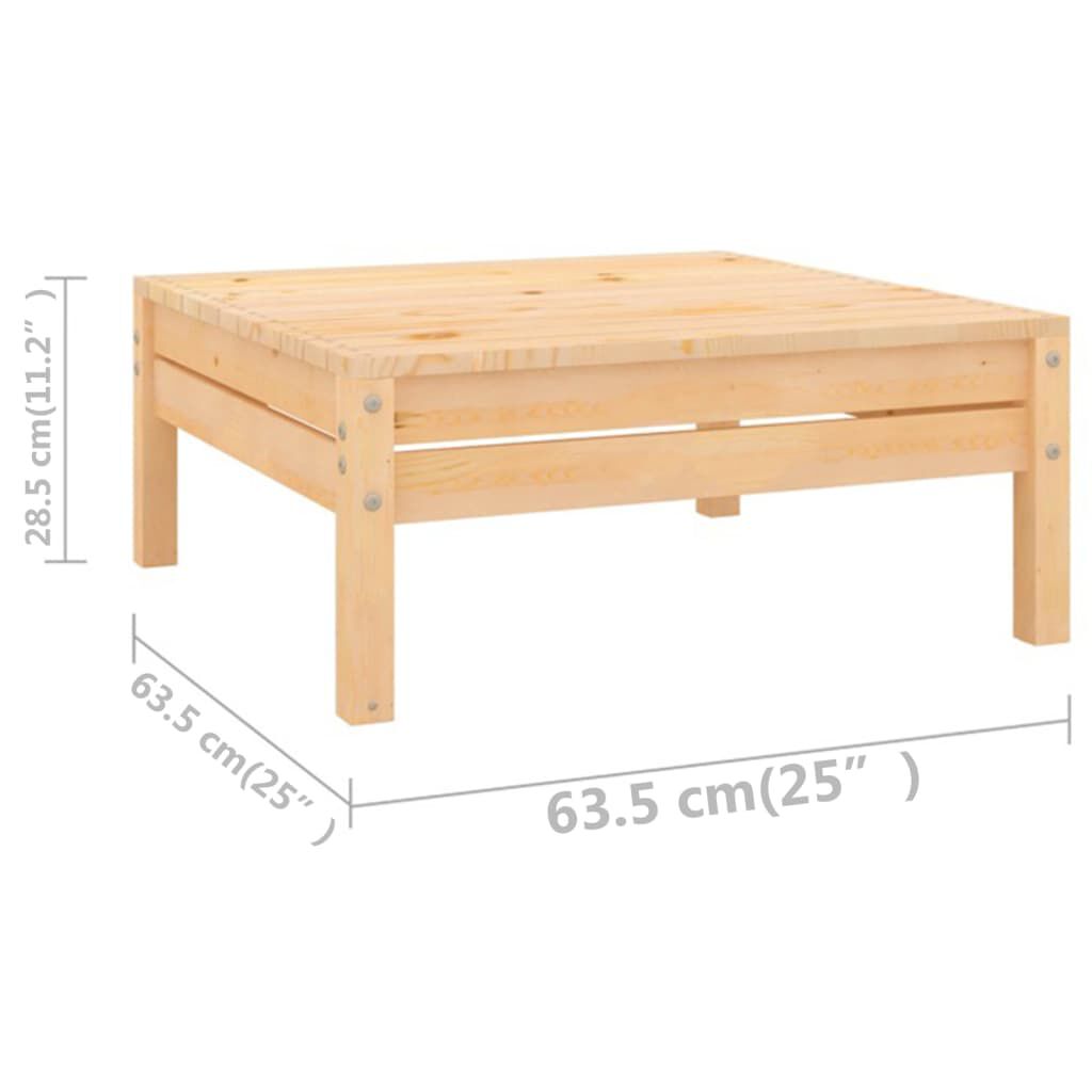 vidaXL 11 Piece Garden Lounge Set Solid Wood Pine