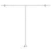 vidaXL Freestanding Manual Retractable Awning 400x300 cm Cream